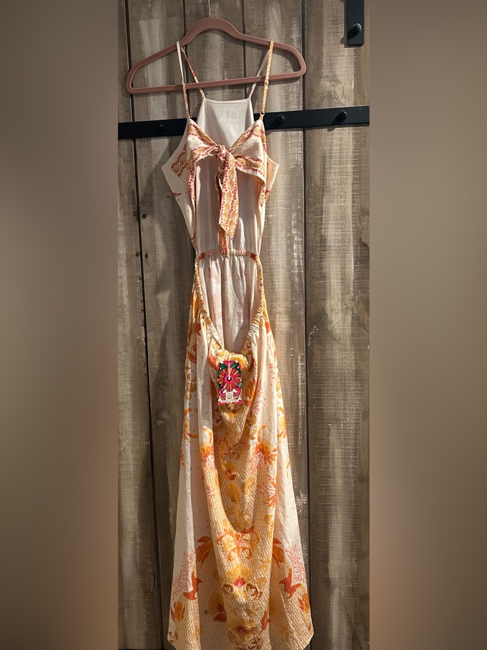 NWT Farm Rio x Anthropologie Printed
Halter Maxi Dress, M - Picture 9 of 12